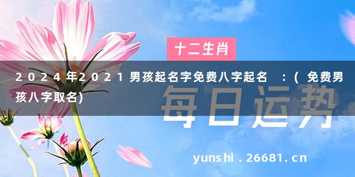 2024年2021男孩起名字免费八字起名 :(免费男孩八字取名)
